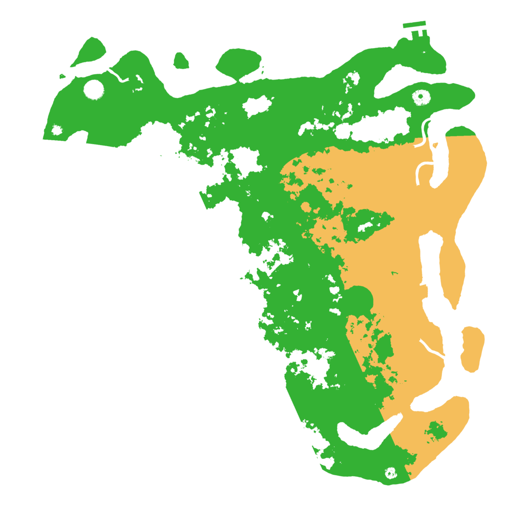 Biome Rust Map: Procedural Map, Size: 4500, Seed: 1181578175