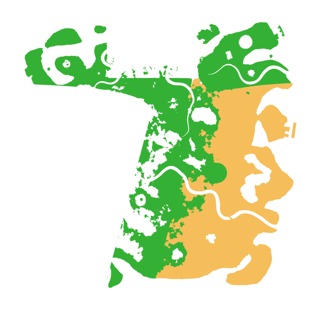Biome Rust Map: Procedural Map, Size: 4096, Seed: 4000