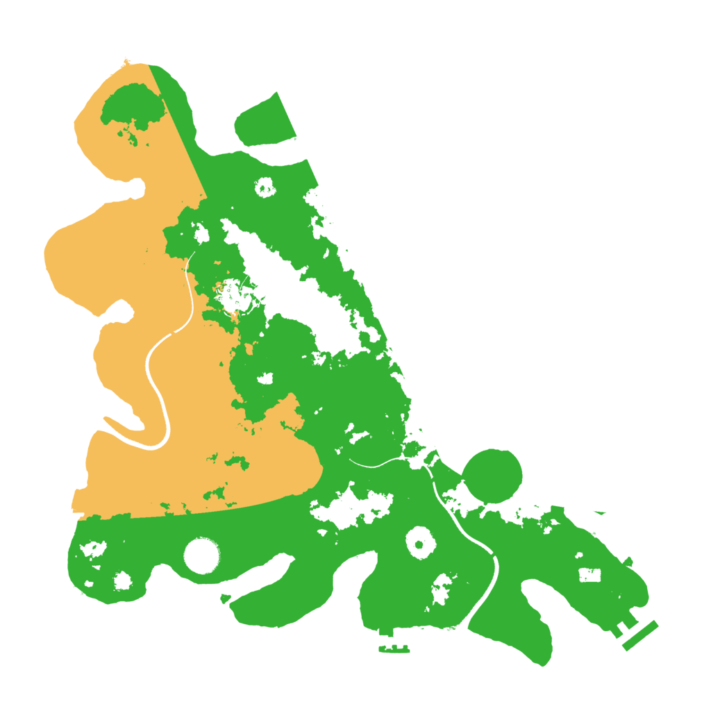 Biome Rust Map: Procedural Map, Size: 3500, Seed: 697678146