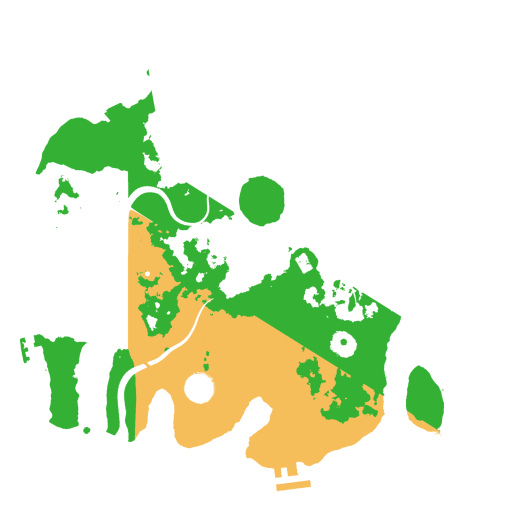 Biome Rust Map: Procedural Map, Size: 3000, Seed: 180115749