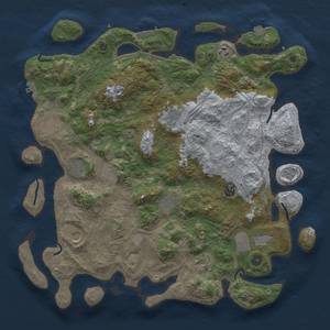 Thumbnail Rust Map: Procedural Map, Size: 4400, Seed: 10220242, 19 Monuments