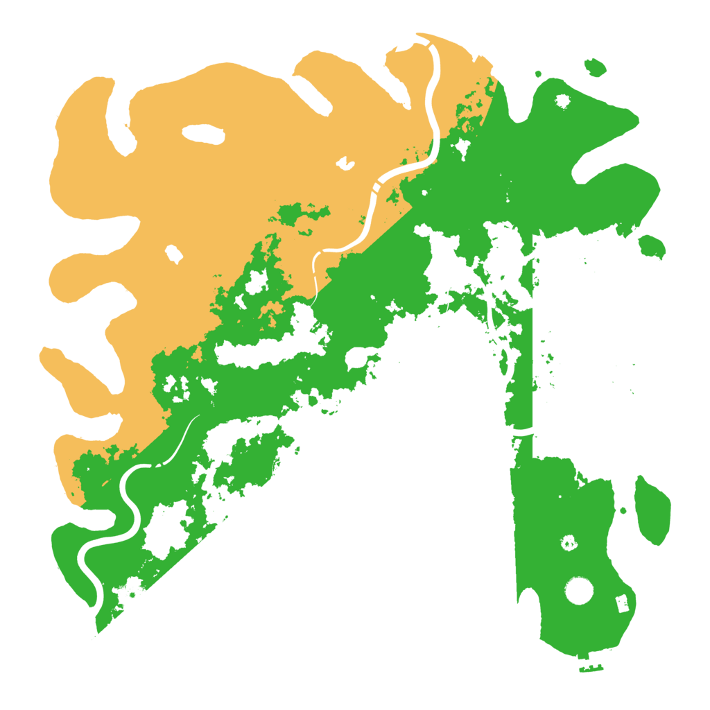 Biome Rust Map: Procedural Map, Size: 4500, Seed: 97321