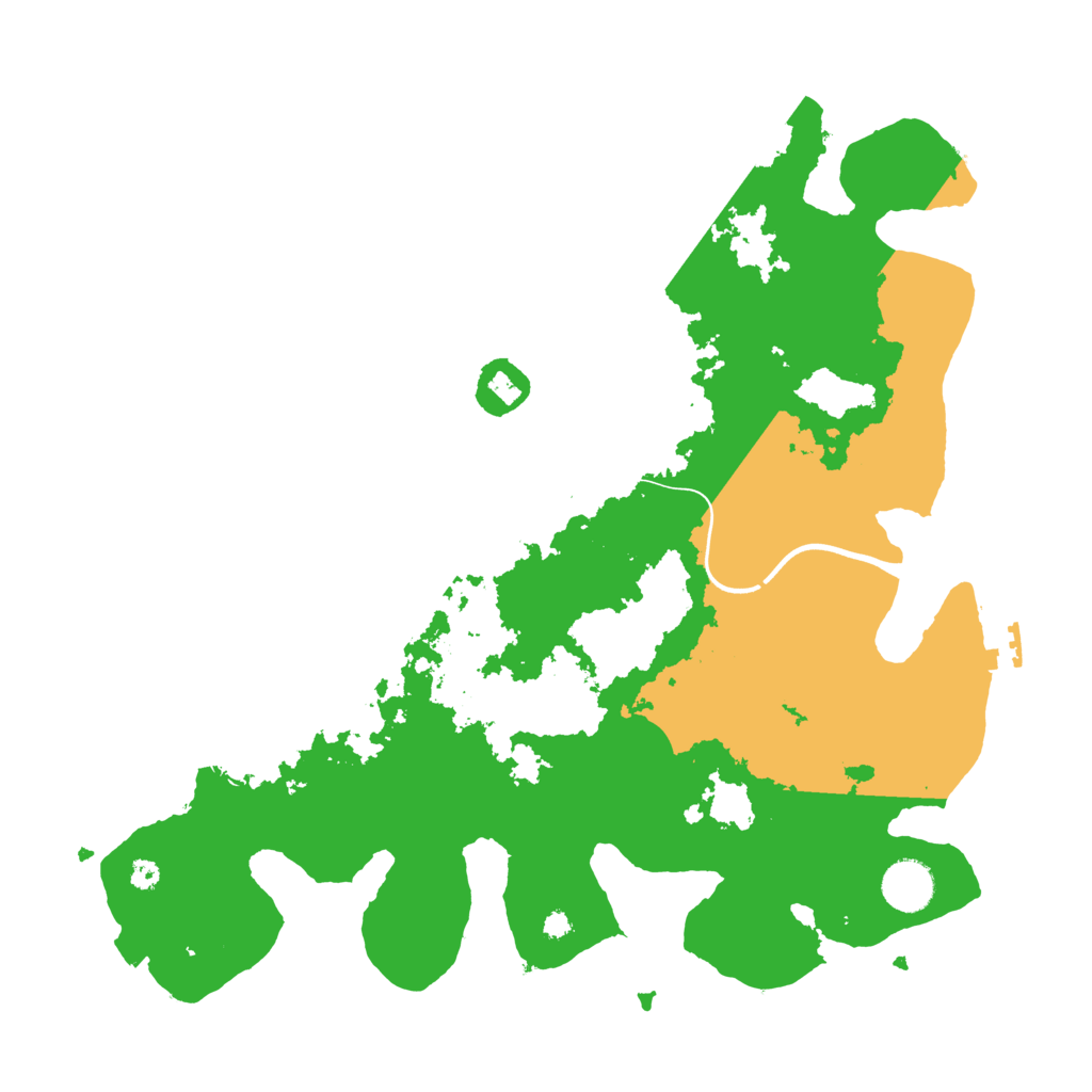 Biome Rust Map: Procedural Map, Size: 3700, Seed: 874967484