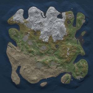 Thumbnail Rust Map: Procedural Map, Size: 3700, Seed: 857880113, 19 Monuments