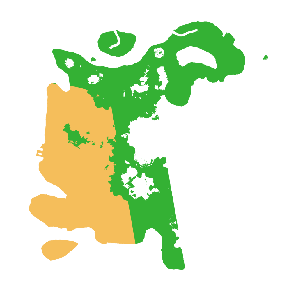 Biome Rust Map: Procedural Map, Size: 3000, Seed: 1296516267