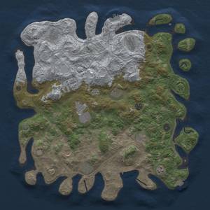 Thumbnail Rust Map: Procedural Map, Size: 4500, Seed: 1022024, 19 Monuments