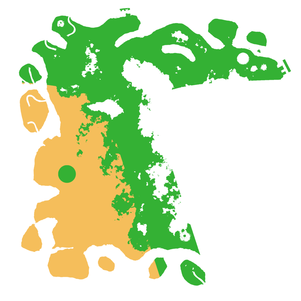 Biome Rust Map: Procedural Map, Size: 4500, Seed: 577431781