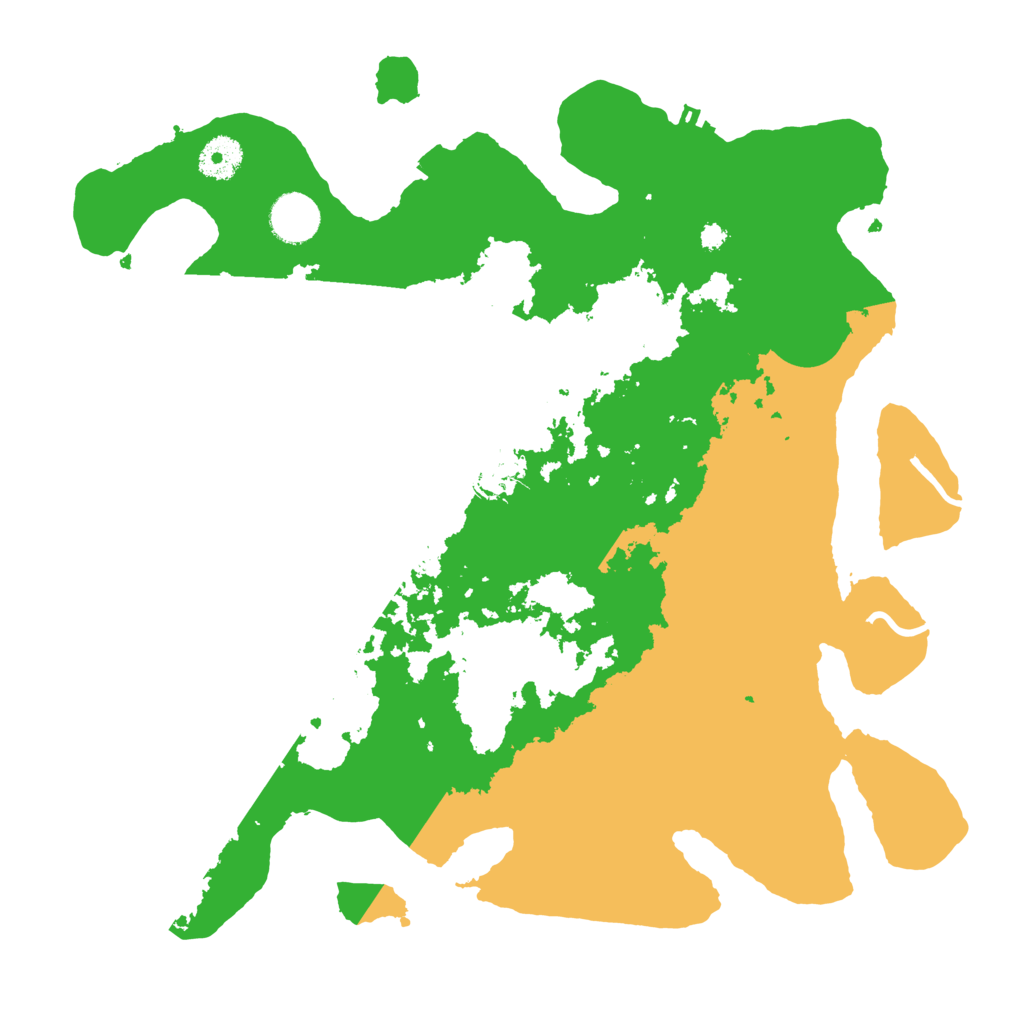 Biome Rust Map: Procedural Map, Size: 3600, Seed: 123125234