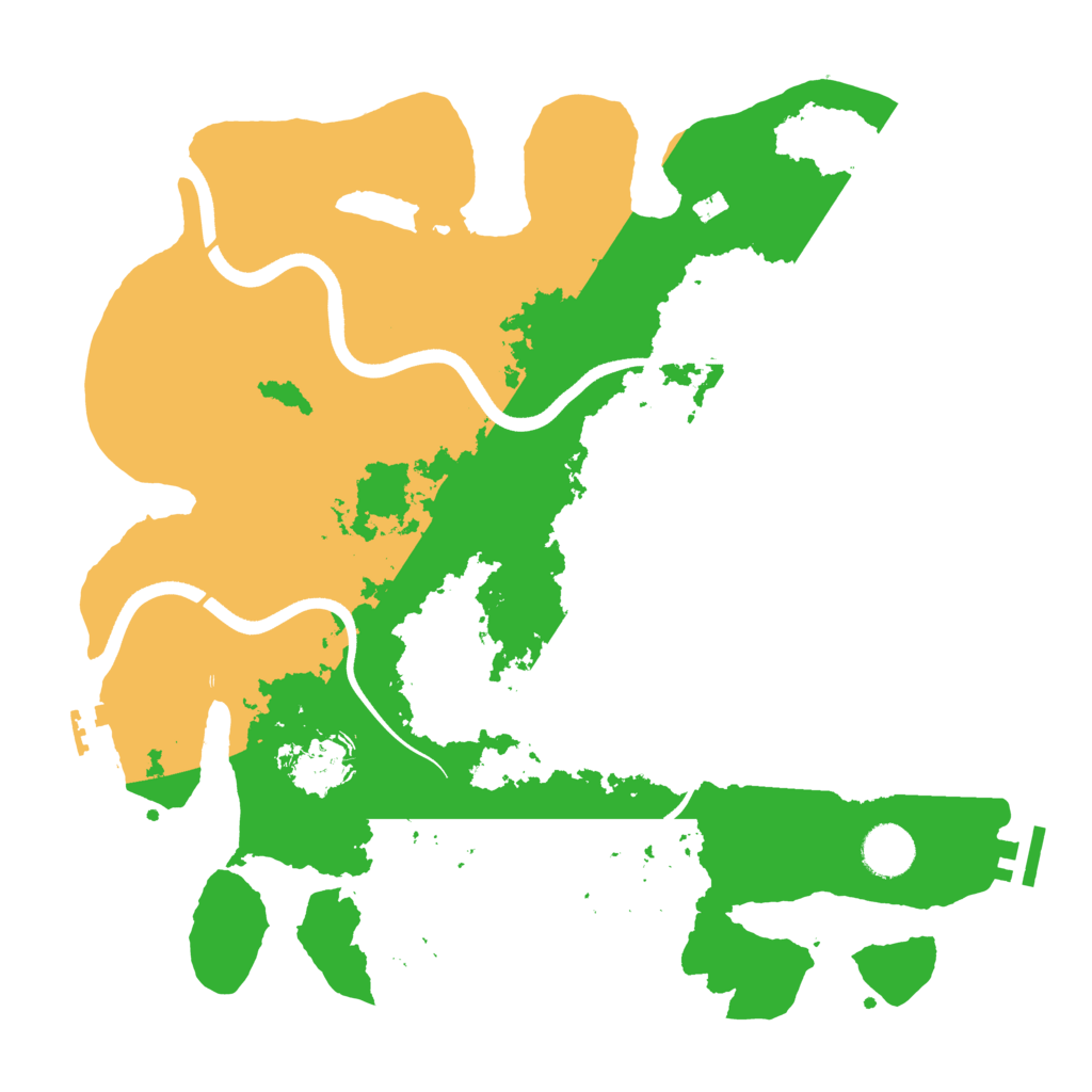 Biome Rust Map: Procedural Map, Size: 3650, Seed: 37695823