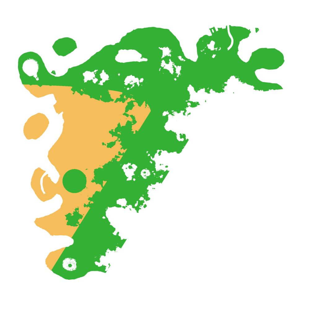 Biome Rust Map: Procedural Map, Size: 3500, Seed: 545374790