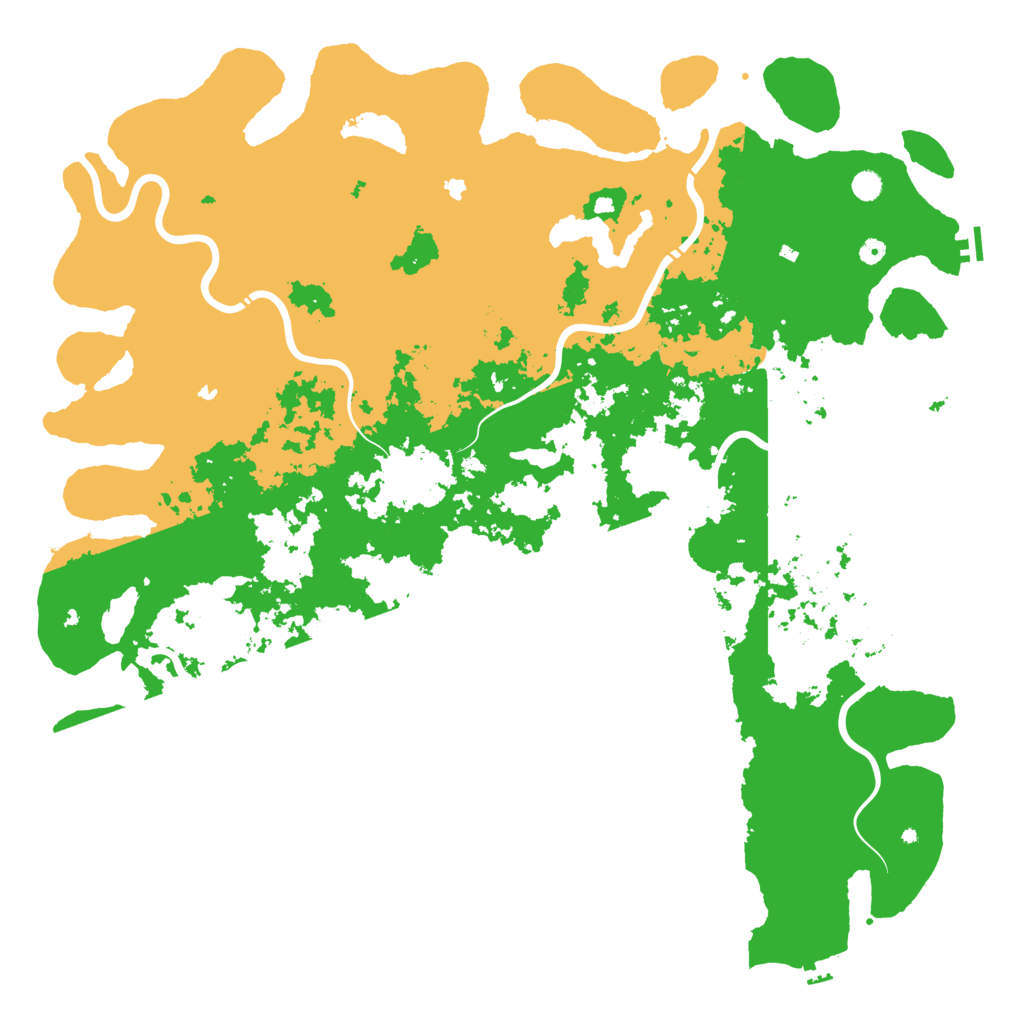 Biome Rust Map: Procedural Map, Size: 6000, Seed: 562409