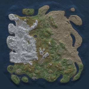 Thumbnail Rust Map: Procedural Map, Size: 4300, Seed: 2113240096, 19 Monuments