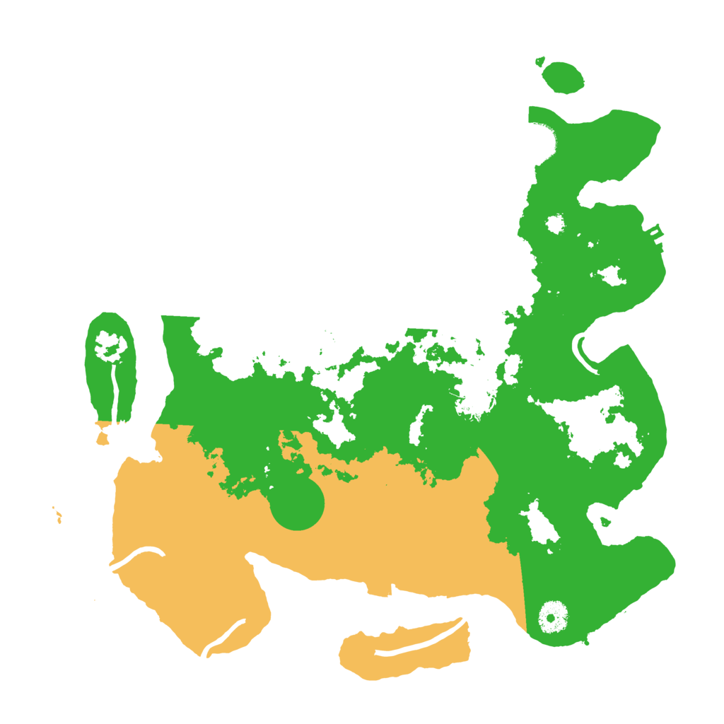 Biome Rust Map: Procedural Map, Size: 3500, Seed: 717411470