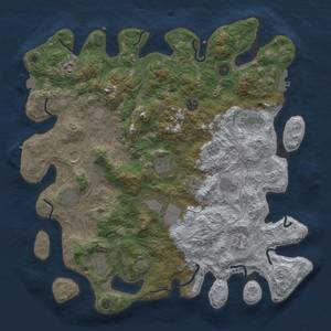 Thumbnail Rust Map: Procedural Map, Size: 4250, Seed: 1593467817, 19 Monuments