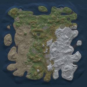 Thumbnail Rust Map: Procedural Map, Size: 4250, Seed: 810257389, 19 Monuments