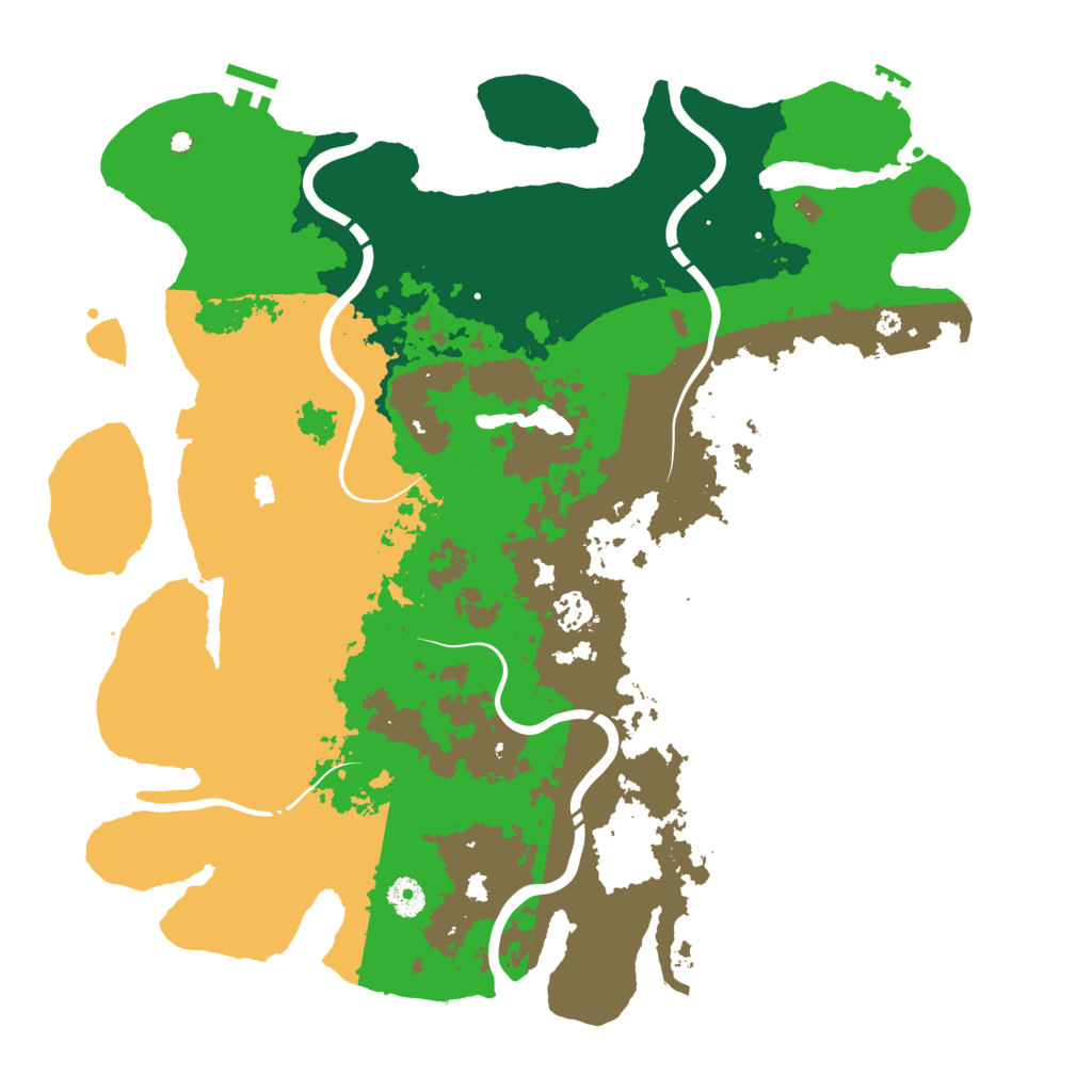 Biome Rust Map: Procedural Map, Size: 4250, Seed: 810257389