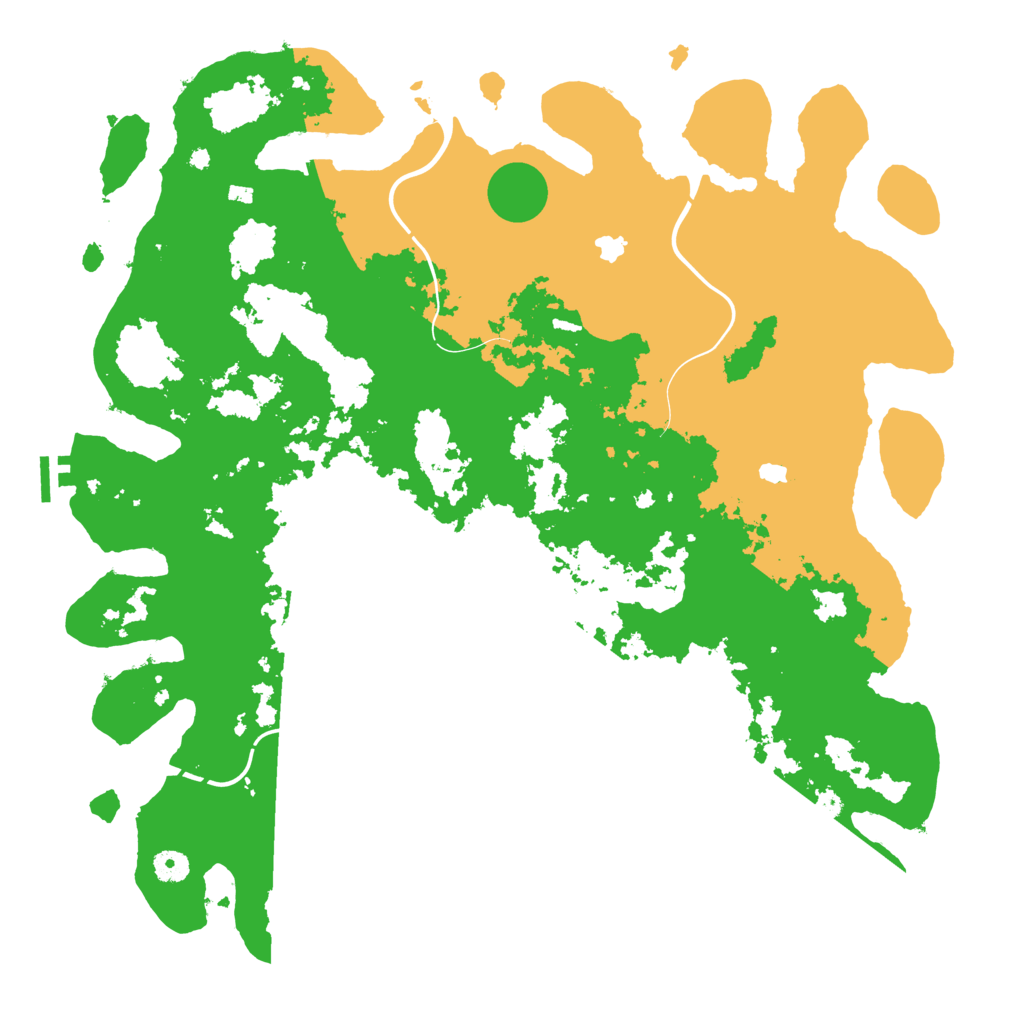 Biome Rust Map: Procedural Map, Size: 4500, Seed: 1806733773