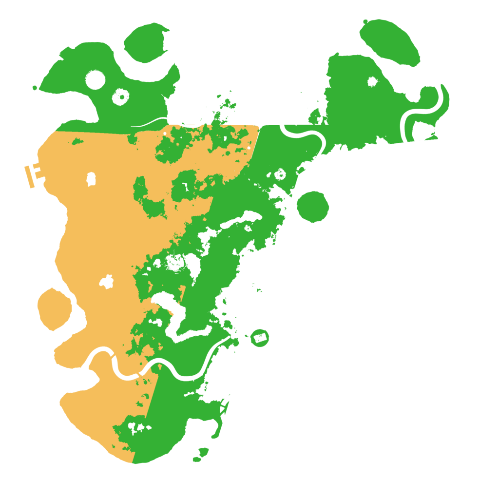 Biome Rust Map: Procedural Map, Size: 4500, Seed: 767161073