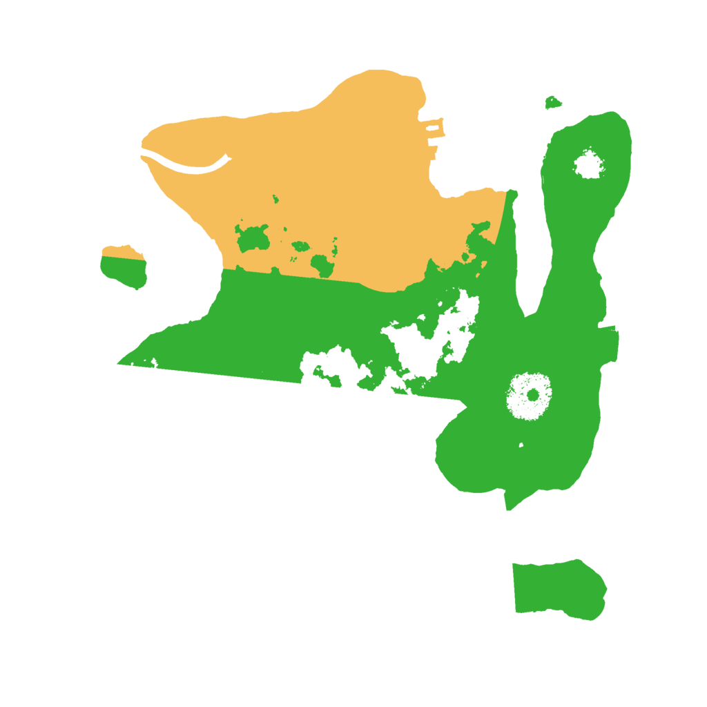 Biome Rust Map: Procedural Map, Size: 2300, Seed: 65456546