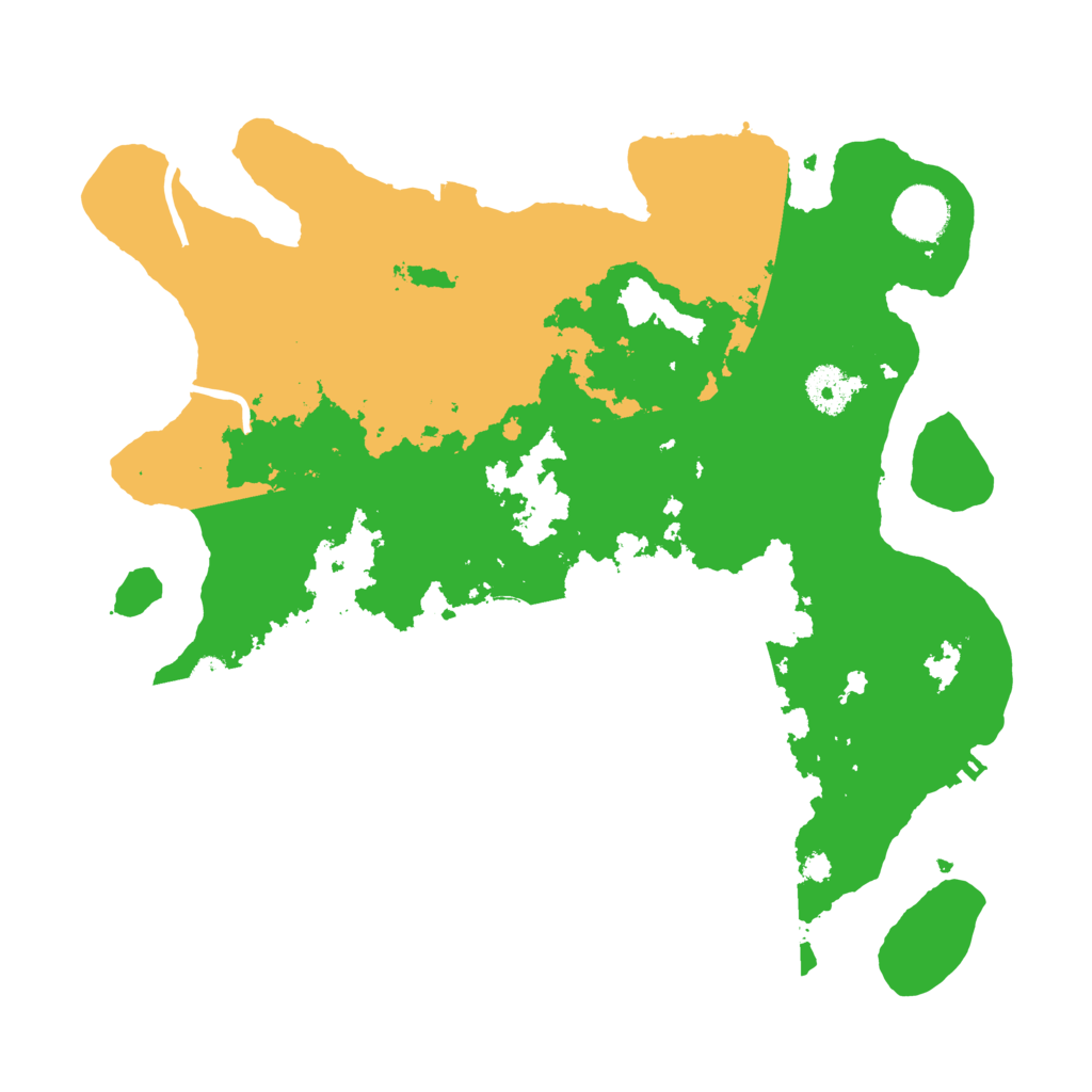 Biome Rust Map: Procedural Map, Size: 3500, Seed: 768271801