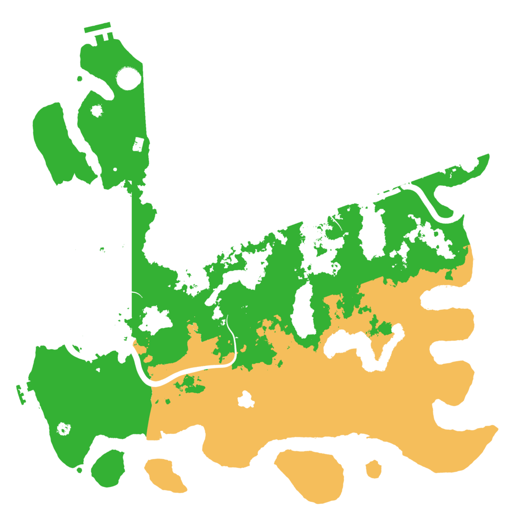 Biome Rust Map: Procedural Map, Size: 4000, Seed: 515661564