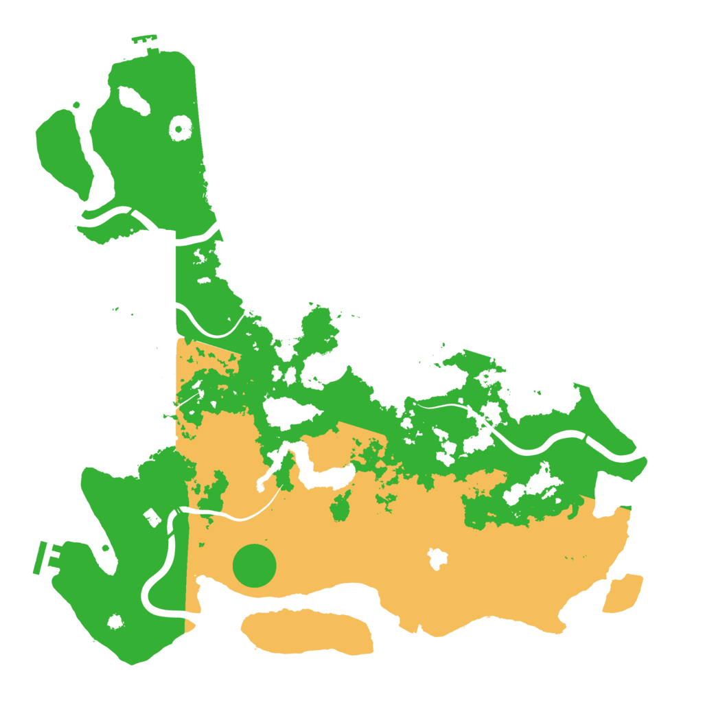 Biome Rust Map: Procedural Map, Size: 4250, Seed: 523879068