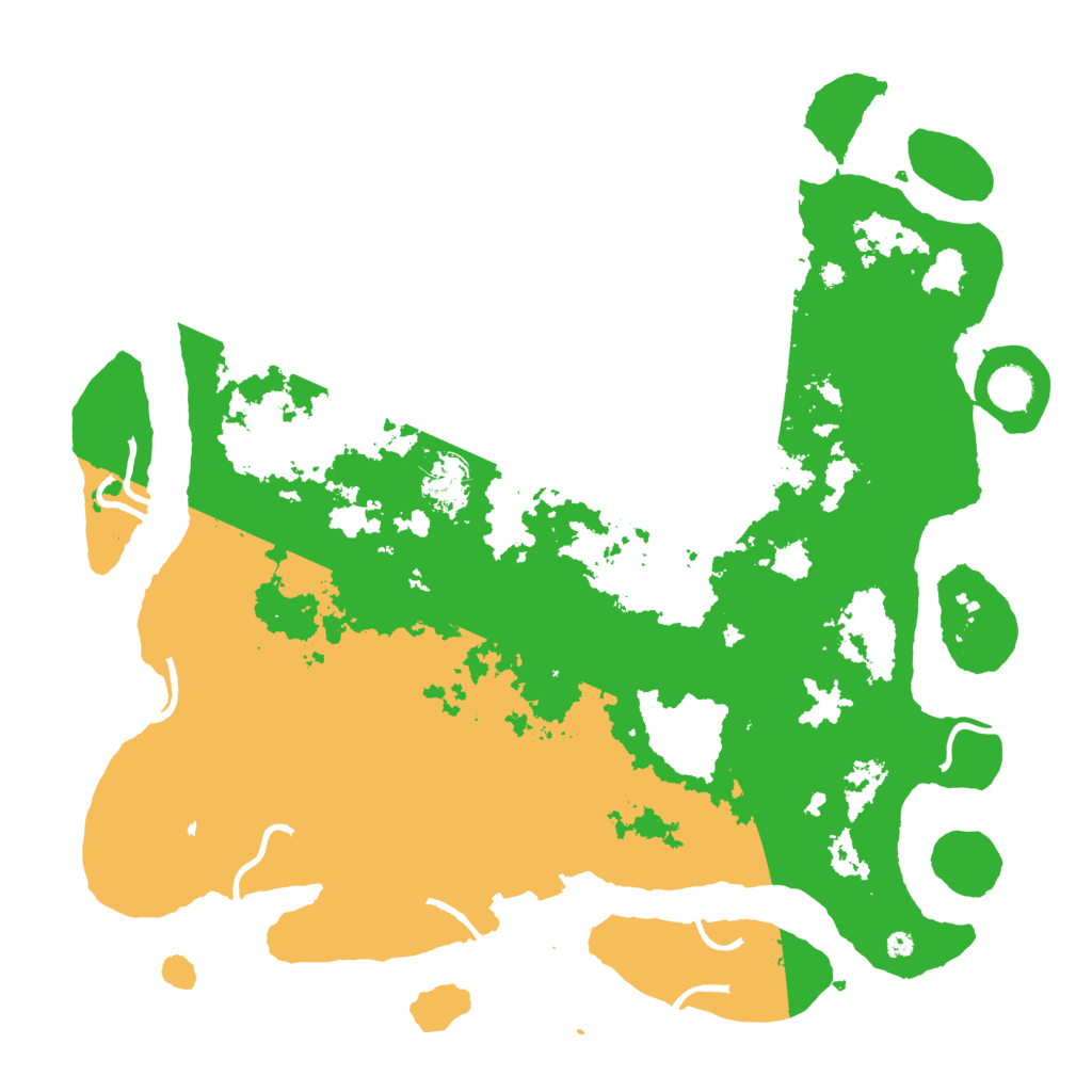 Biome Rust Map: Procedural Map, Size: 4250, Seed: 117836394