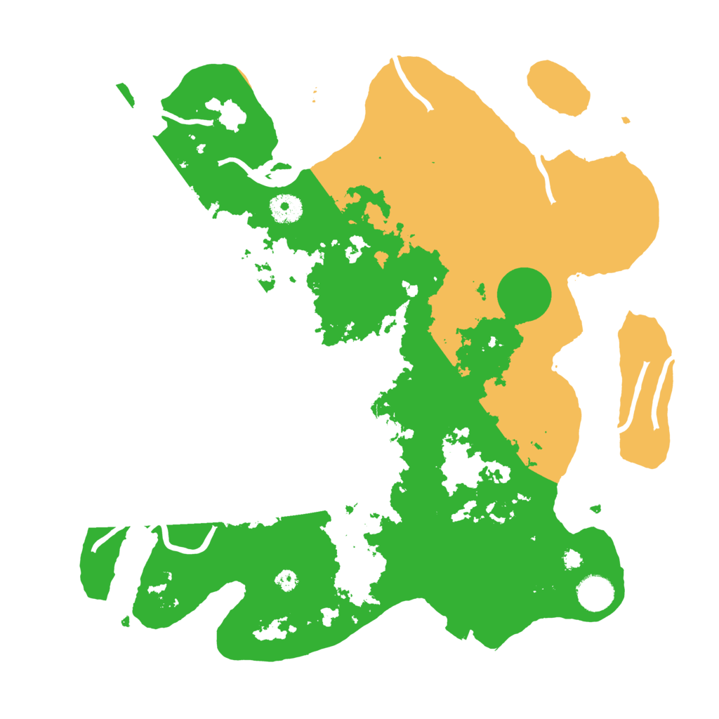 Biome Rust Map: Procedural Map, Size: 3500, Seed: 1541992789