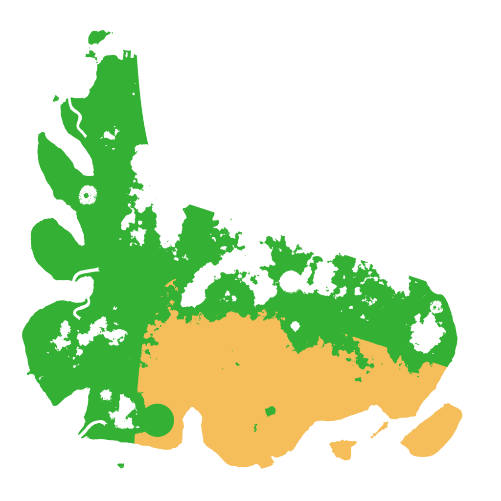 Biome Rust Map: Procedural Map, Size: 4000, Seed: 140969845
