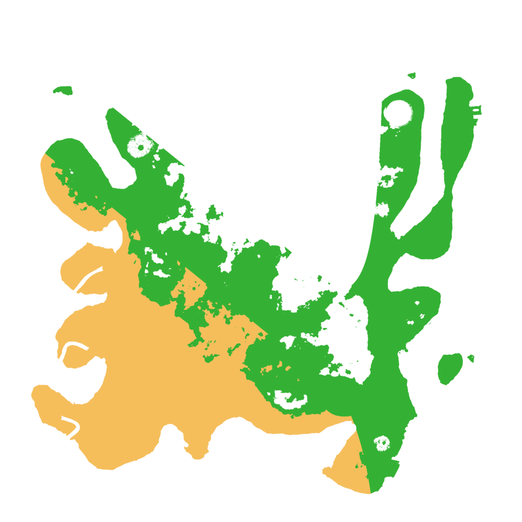 Biome Rust Map: Procedural Map, Size: 3500, Seed: 1123623661