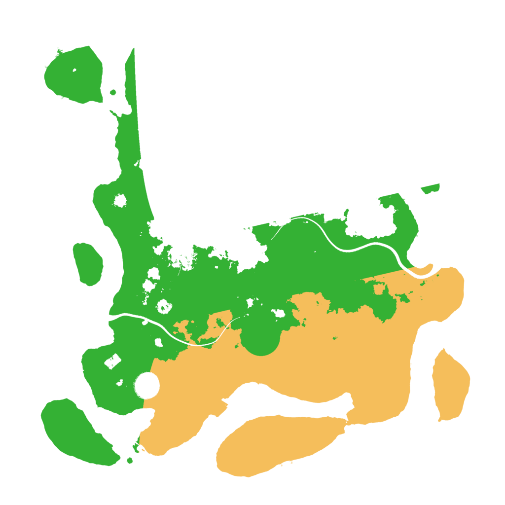 Biome Rust Map: Procedural Map, Size: 3500, Seed: 85366120