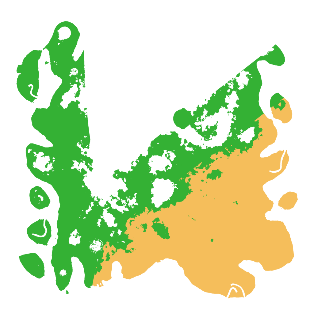 Biome Rust Map: Procedural Map, Size: 4500, Seed: 387941715