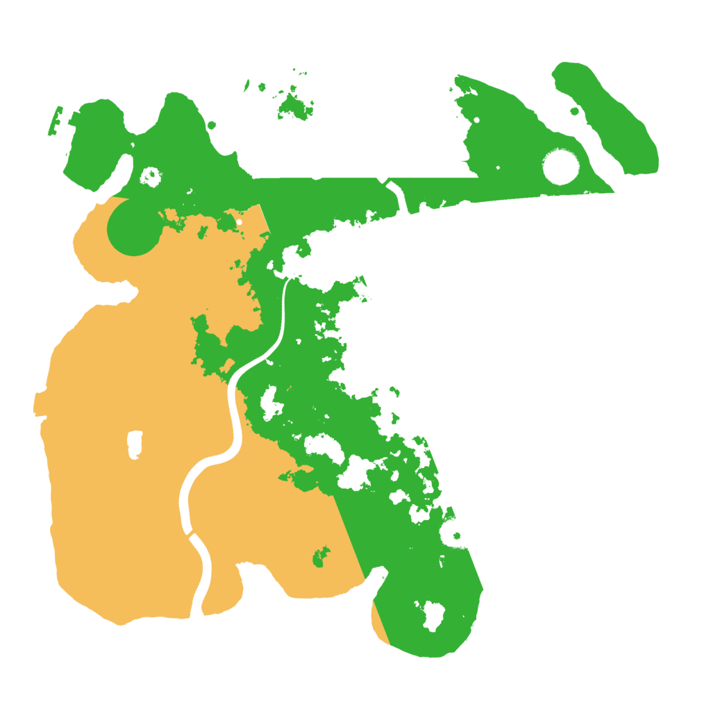 Biome Rust Map: Procedural Map, Size: 3500, Seed: 9230