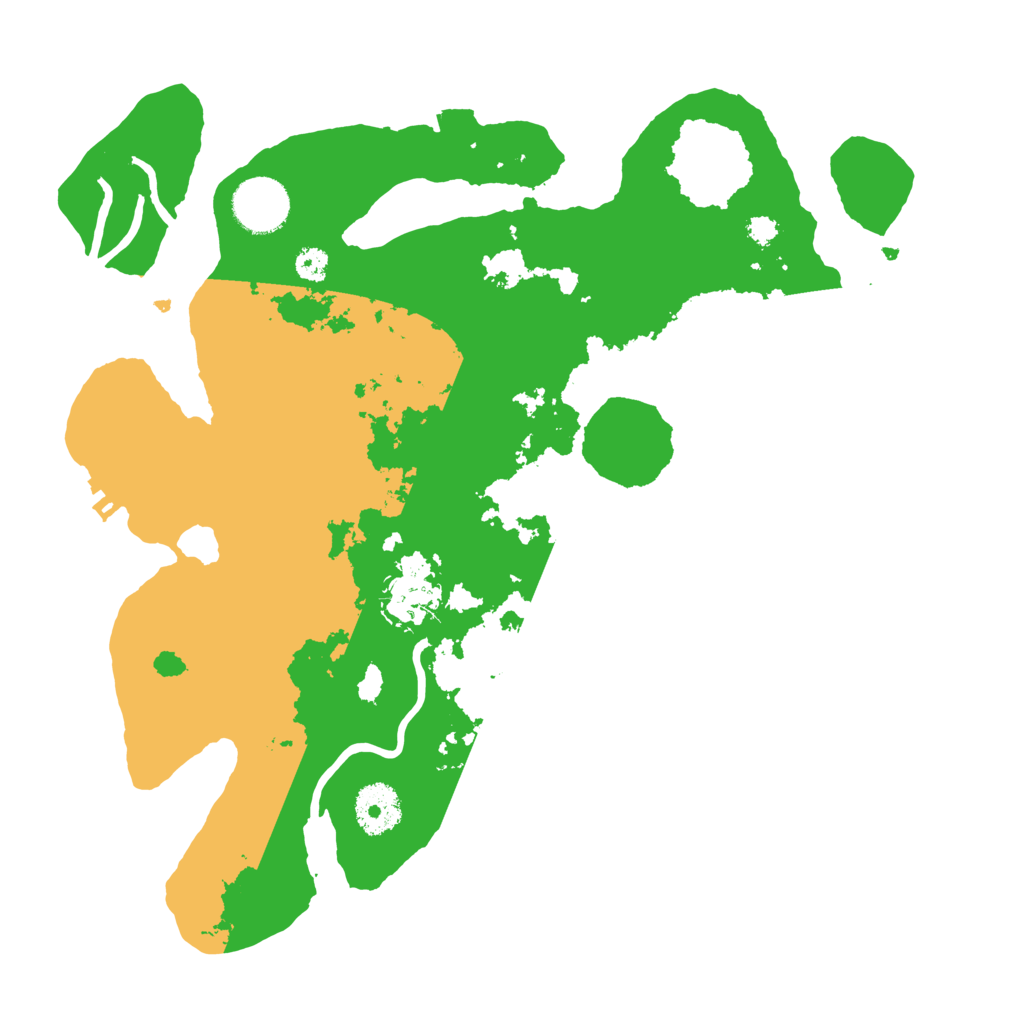 Biome Rust Map: Procedural Map, Size: 3200, Seed: 1265809938