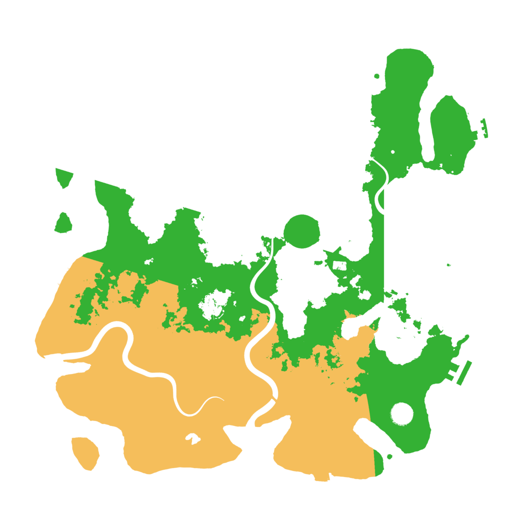 Biome Rust Map: Procedural Map, Size: 4000, Seed: 111257904