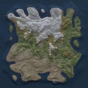 Thumbnail Rust Map: Procedural Map, Size: 4000, Seed: 111257904, 19 Monuments