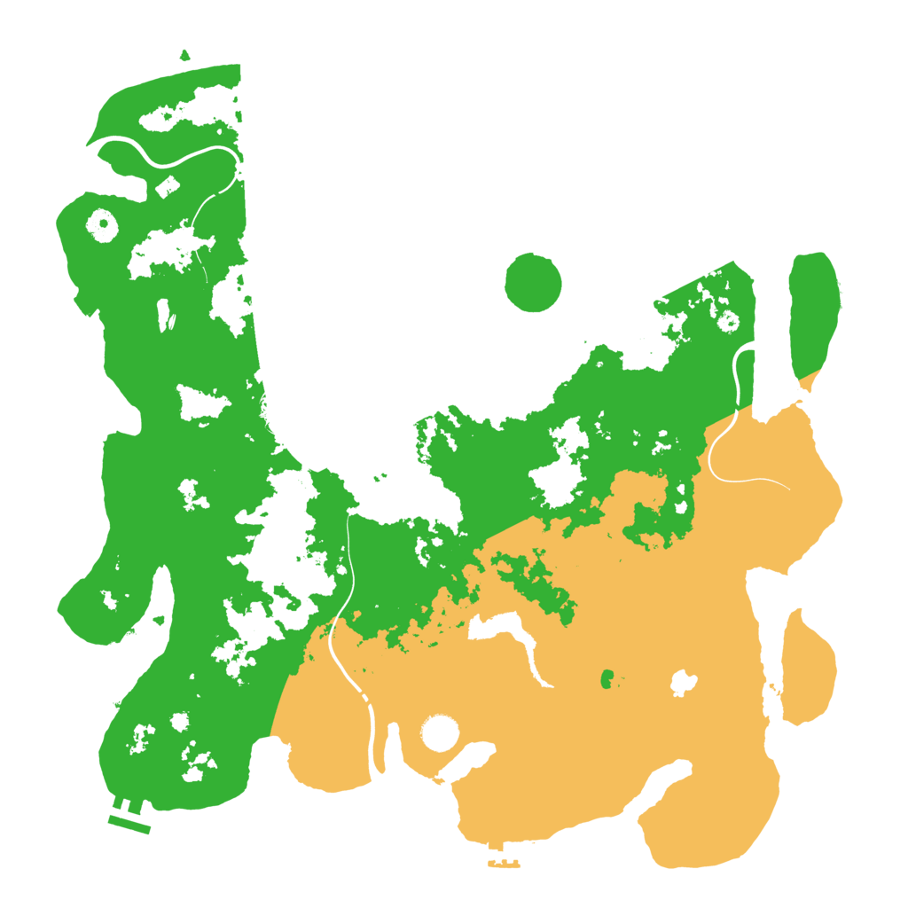 Biome Rust Map: Procedural Map, Size: 4300, Seed: 63619007