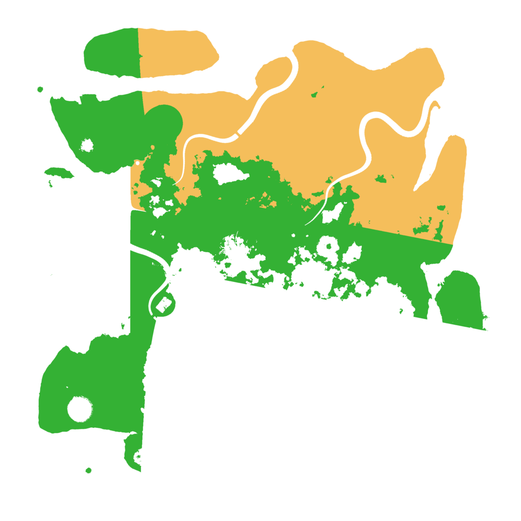 Biome Rust Map: Procedural Map, Size: 3700, Seed: 1087837011