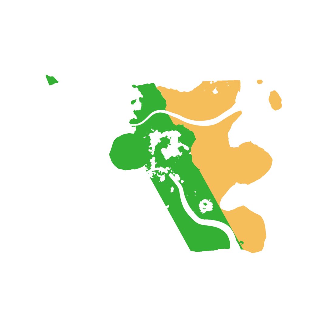 Biome Rust Map: Procedural Map, Size: 2280, Seed: 579198937