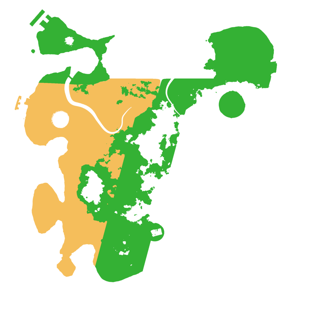 Biome Rust Map: Procedural Map, Size: 3250, Seed: 23881574