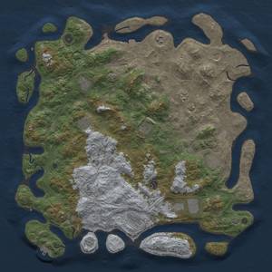 Thumbnail Rust Map: Procedural Map, Size: 4800, Seed: 10220241, 18 Monuments