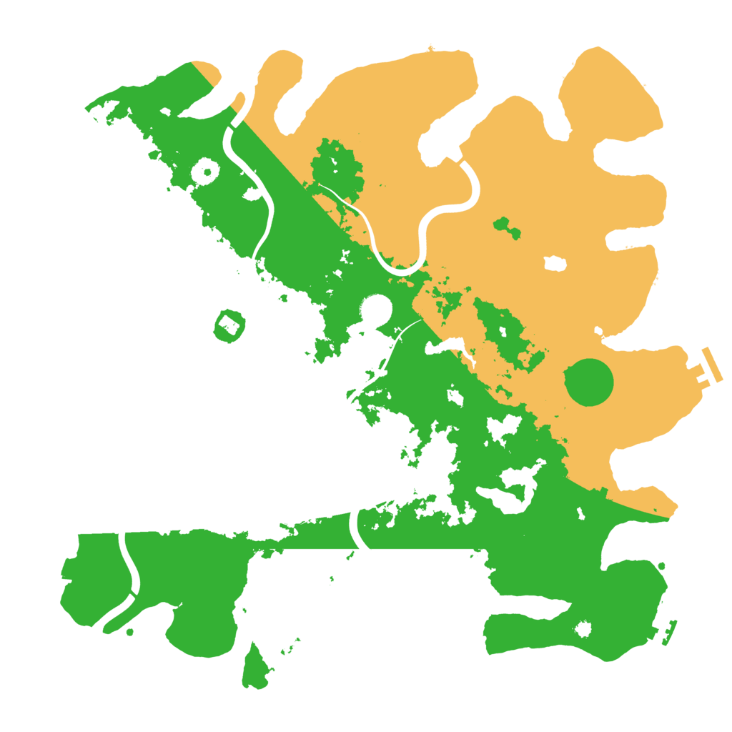 Biome Rust Map: Procedural Map, Size: 4050, Seed: 1406037997