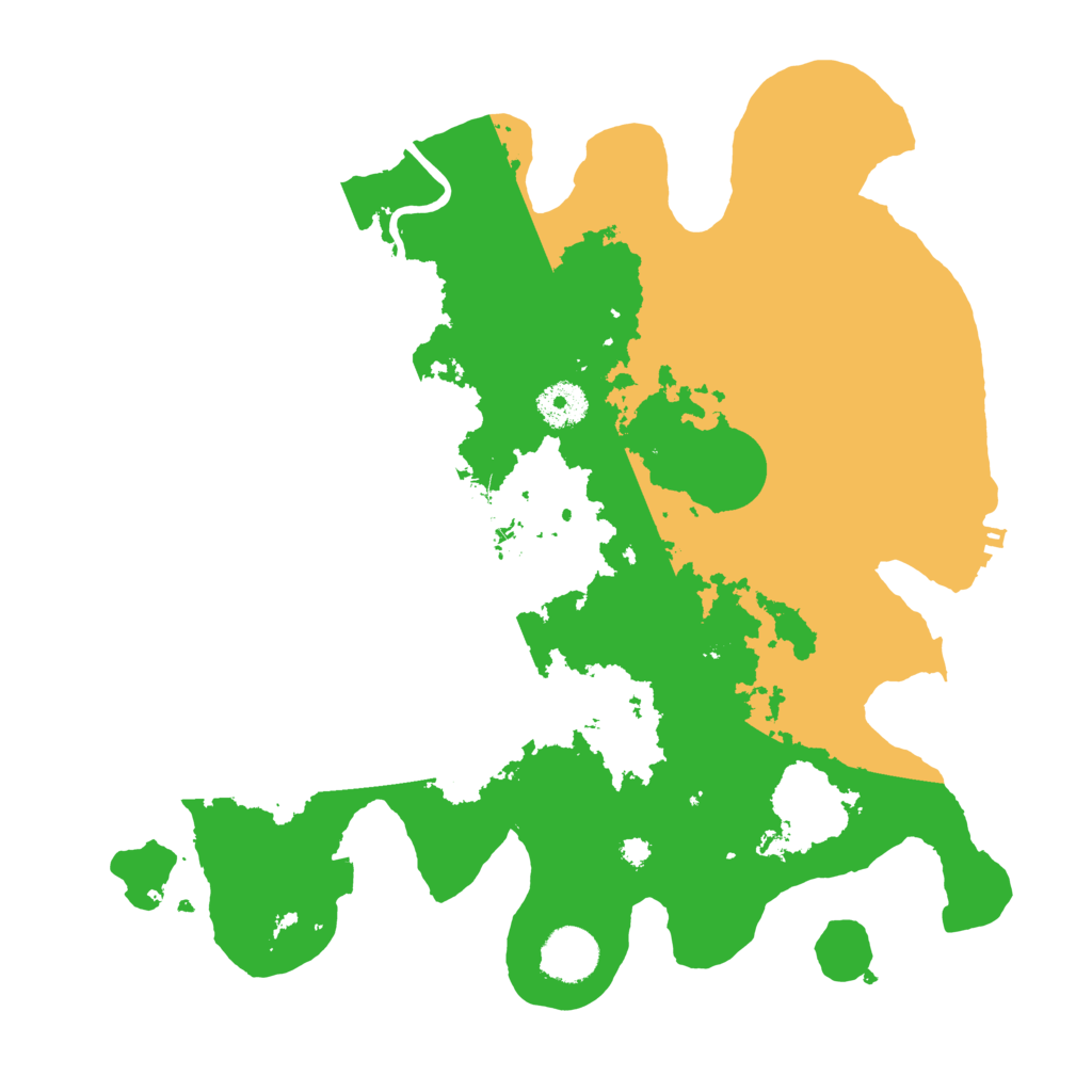 Biome Rust Map: Procedural Map, Size: 3500, Seed: 643309043