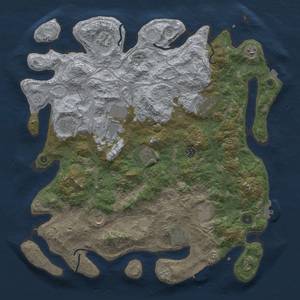 Thumbnail Rust Map: Procedural Map, Size: 4500, Seed: 1064547564, 19 Monuments