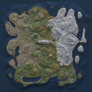 Thumbnail Rust Map: Procedural Map, Size: 4250, Seed: 862880971, 19 Monuments
