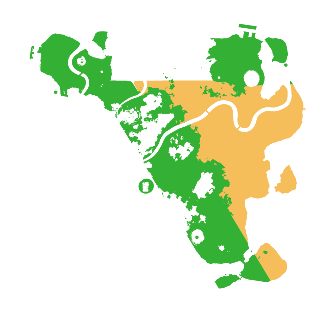 Biome Rust Map: Procedural Map, Size: 3650, Seed: 202402011