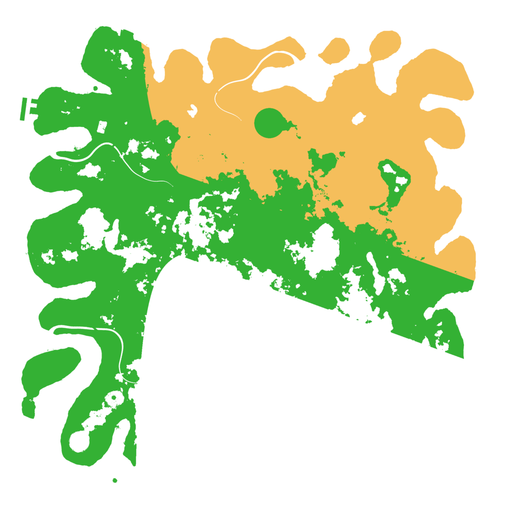 Biome Rust Map: Procedural Map, Size: 4500, Seed: 1378719329
