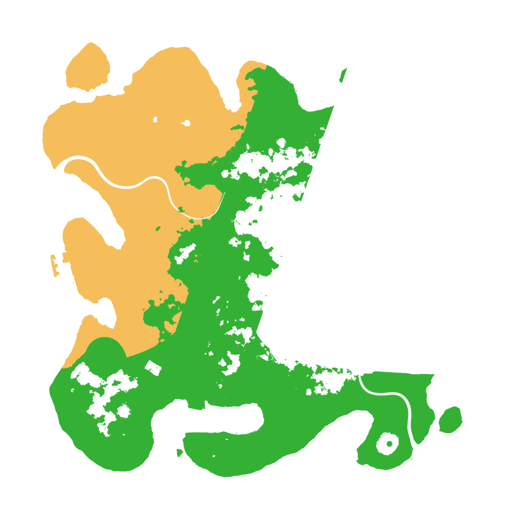 Biome Rust Map: Procedural Map, Size: 3500, Seed: 2014603155