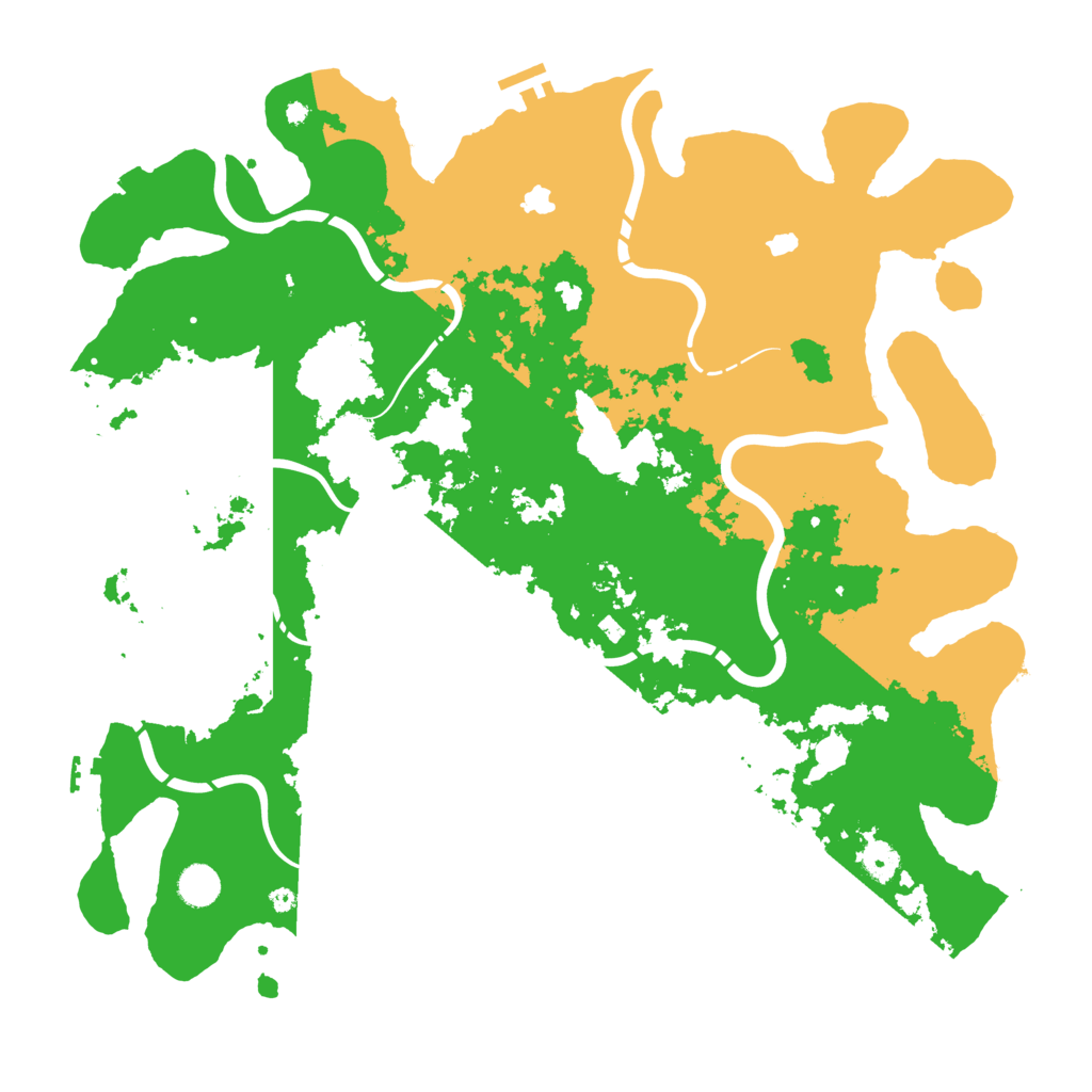 Biome Rust Map: Procedural Map, Size: 4500, Seed: 1942785927
