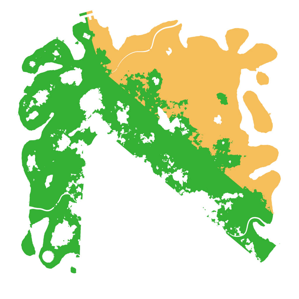 Biome Rust Map: Procedural Map, Size: 4500, Seed: 1942785927